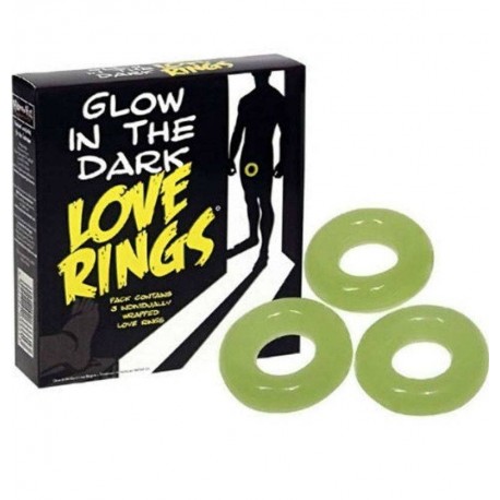 Anillo para el pene, brilla en la oscuridad