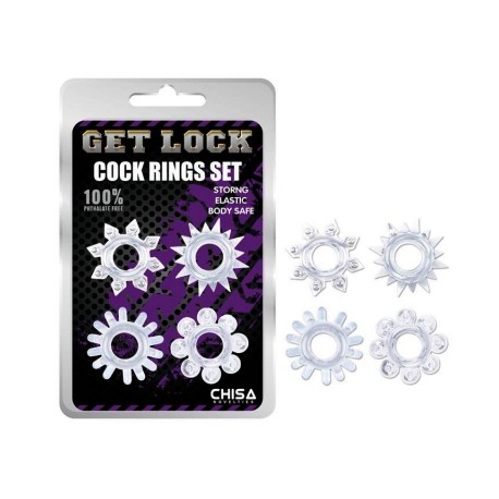  4 Anillos-Anillas Azul pene