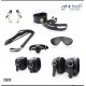 set -kit de bondage-sado, 7 piezas