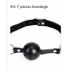 set -kit de bondage-sado, 7 piezas