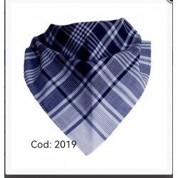 Pañuelo de cuadros, de pico