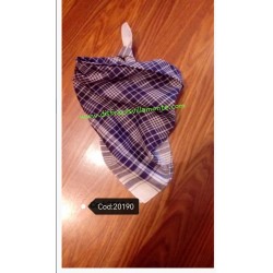 Pañuelo de cuadros, de pico