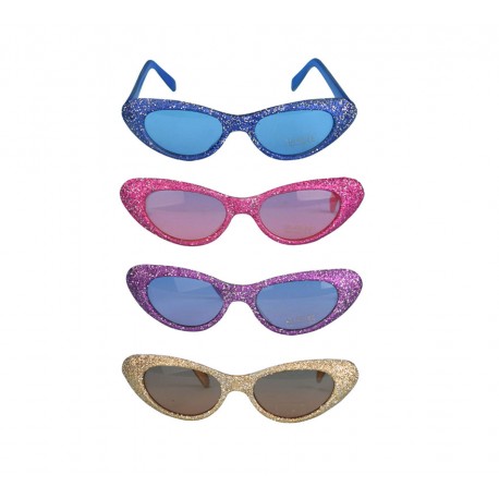 Gafas de pasta Purpurina.Varios colores.