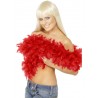 Boas de plumas Roja.100grs.135cm