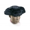 Sombrero .Montera de Lujo.Peludita,Negra.