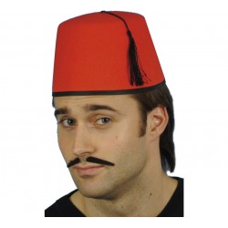 Sombrero Arabe .Rojo 