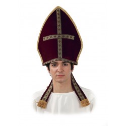 Sombrero Obispo Granatecon Dora.Papa