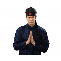 Gorro Chino Tela Negro