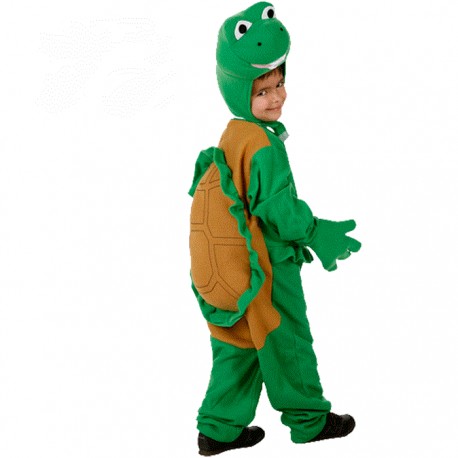 Disfraz de Tortuga.Talla 7-9