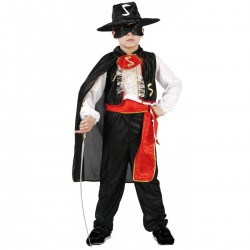 Disfraz del Zorro. Talla 5-6