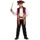 Disfraz de Capitán pirata.Talla 7-9