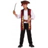 Disfraz de Capitán pirata.Talla 7-9