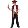 Disfraz de Capitán pirata.Talla 7-9