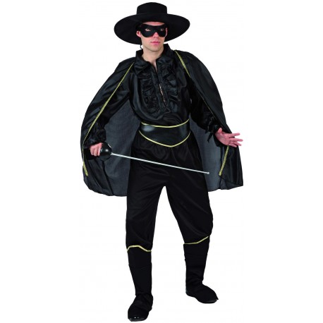 Disfraz del Zorro.Talla XS-S