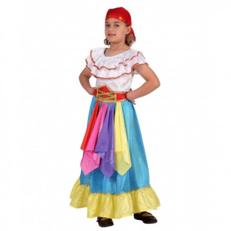 Disfraz de Zingara.Talla 7-9
