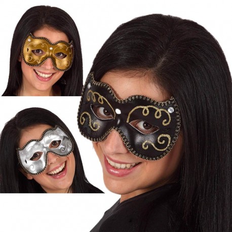 ANTIFAZ VENECIANO 16X9CM 3 SURT