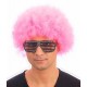 Peluca de Rizos. Rosa.