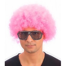 Peluca de Rizos. Rosa.