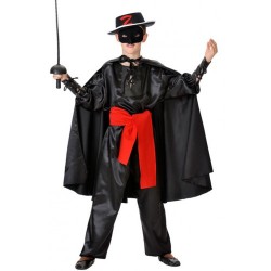 Disfraz del Zorro.Talla 7-9