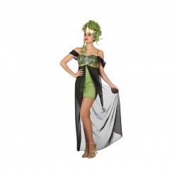 Disfraz de Diosa Griega verde talla M-L