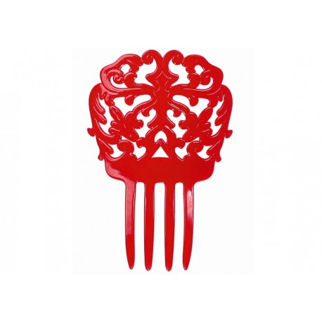 Peineta de Sevillana roja