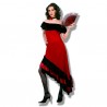 Disfraz de Flamenca Rojo.Talla M-L