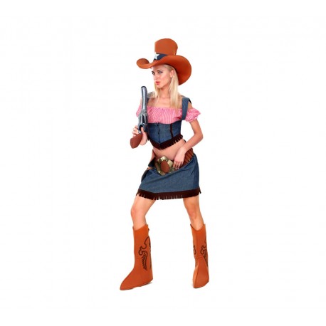 Disfraz de Vaquera.Cowgil  Sexy.Talla M-L