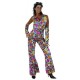 Disfraz de  Hippie Flores. Talla M-L