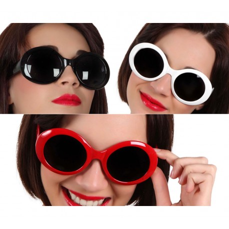 Gafas Hippie 3 Colores,Surtidas