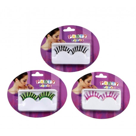 Blister de Pestañas Postizas Fantasía 3 colores