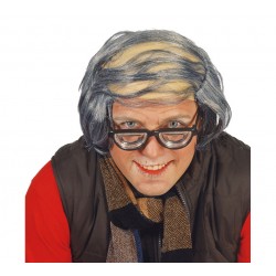 Calva con pelo de abuelo o viejo