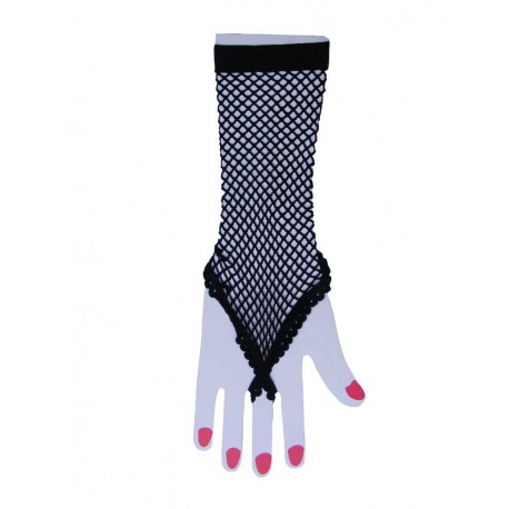Guantes de Rejilla,Negro.36cm