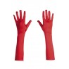 Guantes rojos Largos de 45 cm. Algodón