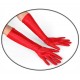Guantes largo de color rojo.45cm