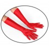 Guantes largo de color rojo.45cm