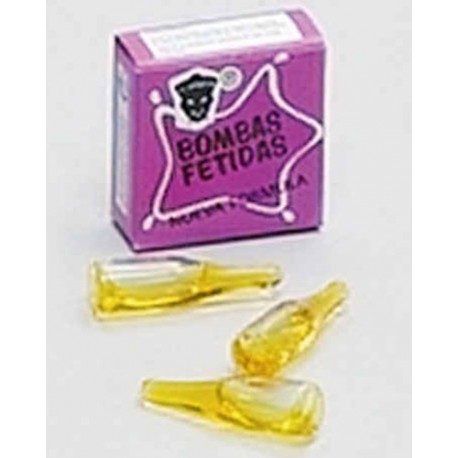 Bombas fétidas, caja de 3 unidades.