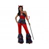 Disfraz de Demonia Moderna Rojo.Talla XXL