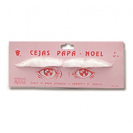 Cejas adhesivas de Papa Noel.