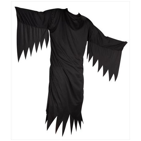 Túnica con Puntas Negra,Adulto.
