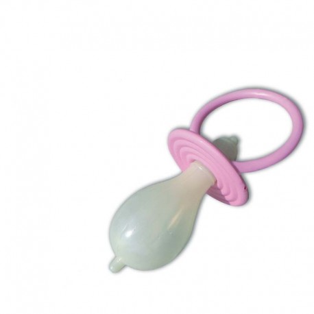 Chupete de Bebe Gigante Sonoro Rosa.27cm