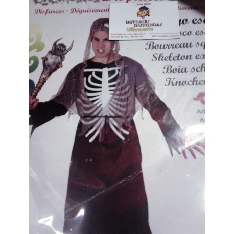 Disfraz de Verdugo Esqueletico.Talla M-L