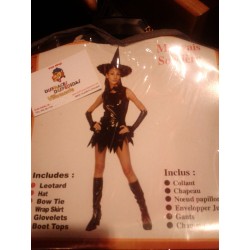 Disfraz Bruja sexy.Negro.Talla unica