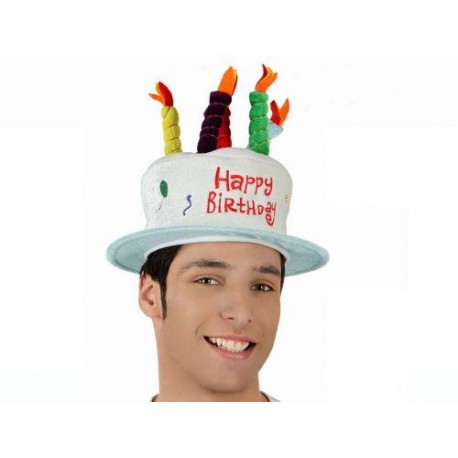 Sombrero o Gorro  Tarta de Cumpleaños 