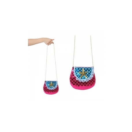 Bolso de Sirena .Fuxia.