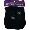 Telaraña Negra con dos arañitas.20 GRS.