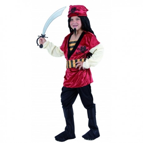 Disfraz de Pirata.Corsario. Talla4-6