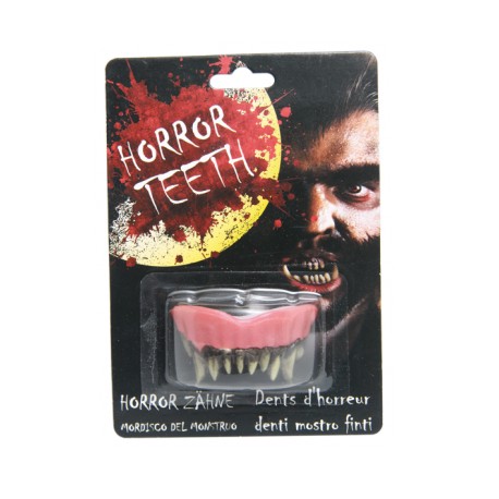 Dientes Hombre Lobo. Reutilizables.