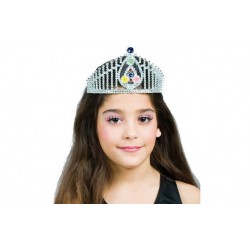 Corona Plateada con Lentejuelas