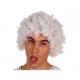Peluca Rizos.Blanca.