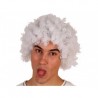 Peluca Rizos.Blanca.